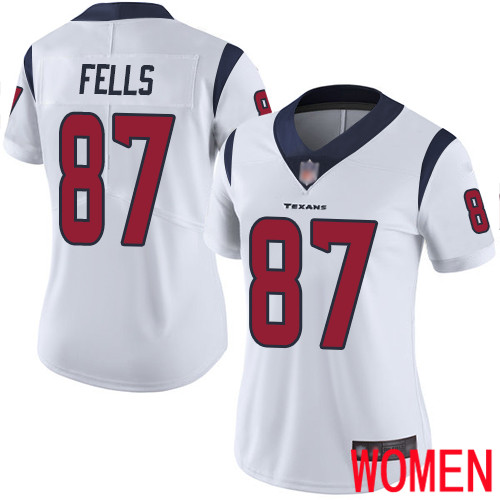 Houston Texans Limited Red Women Darren Fells Alternate Jersey NFL Football 87 Vapor Untouchable